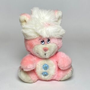 Vintage Mighty Star Beaux Ties Plush Penne Cat Pink Stuffed Animal Toy